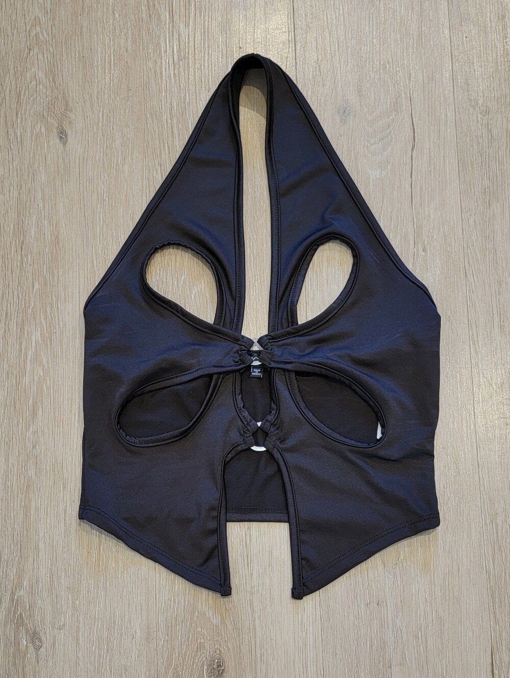 Fashion Nova cutout halter crop top